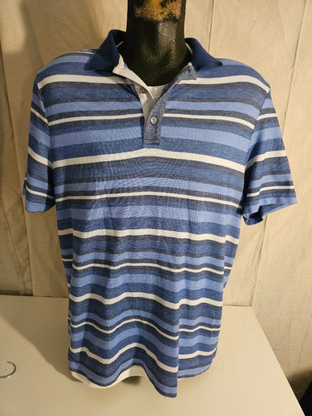 Men's Tasso Elba Supima Cotton Polo Shirt Sz XXL Mint Like New